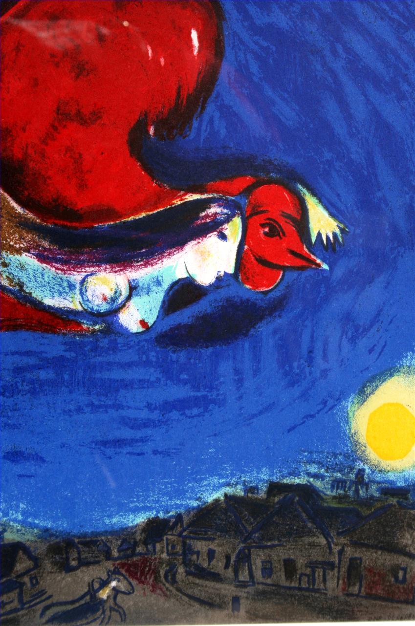 Der Village by Night Zeitgenosse Marc Chagall Ölgemälde